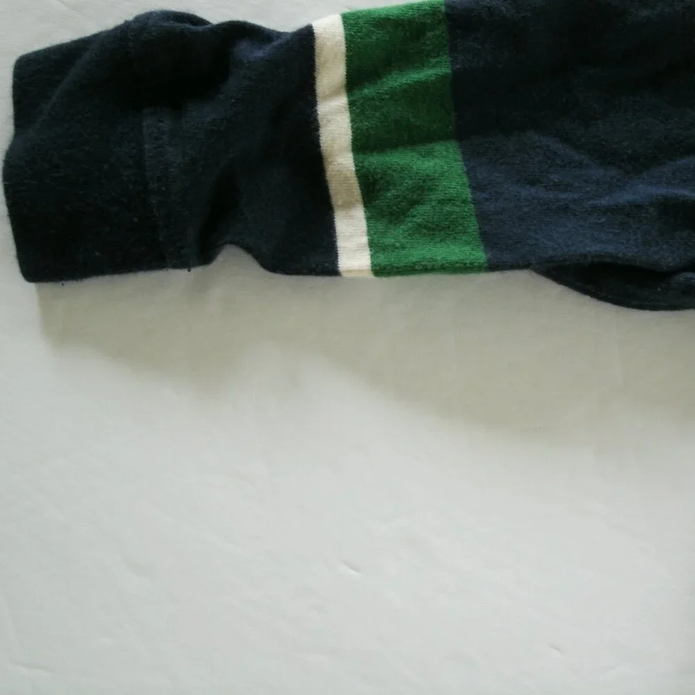 Wrangler Boys Shirt Polo Navy Green Stripe Long Sleeve 18 Months